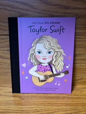 Taylor Swift Little People, Big Dreams Hardcover - Purple